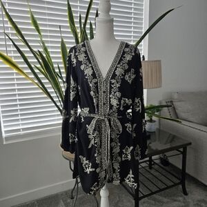 goa Beachwear by Japna Long Sleeve Romper. Size Large. Good preowned condition.